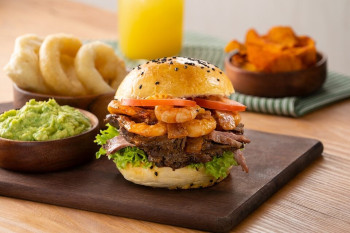 Hamburguesa mar y tierra