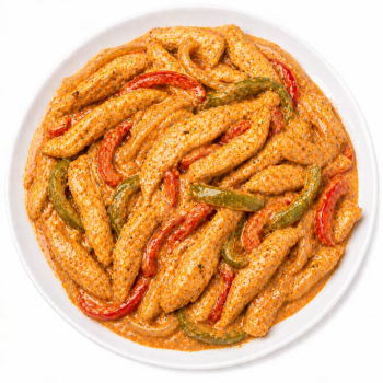 Fajitas de Pollo en Crema de Chile Chipotle