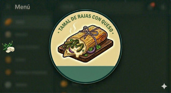 Rajas c/queso 